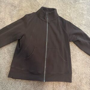 Classic Black Zip-Up Jacket - Tall Collar